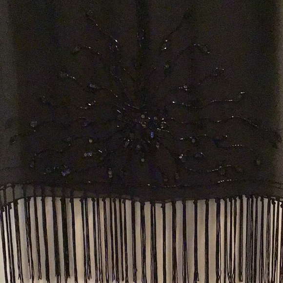 Black Chiffon Wrap - Picture 3 of 3